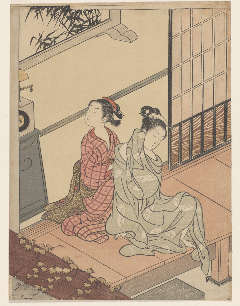 Tokei no banshō (Evening Bell of the Clock), from the series